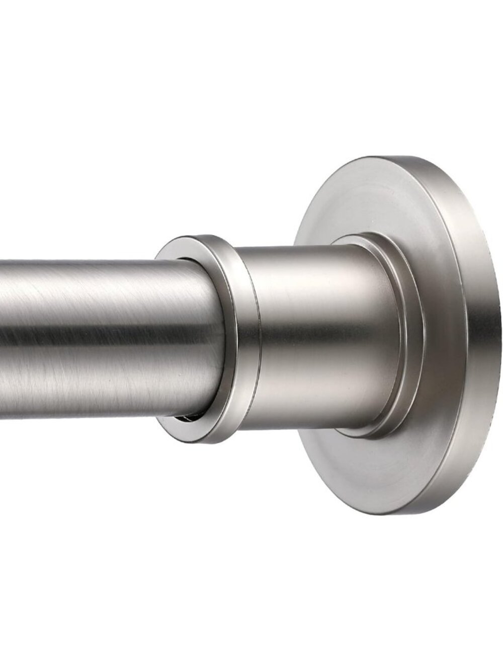 Rustproof Tension Shower Curtain Rod 54-90 Inch - Non-Slip Stainless Steel